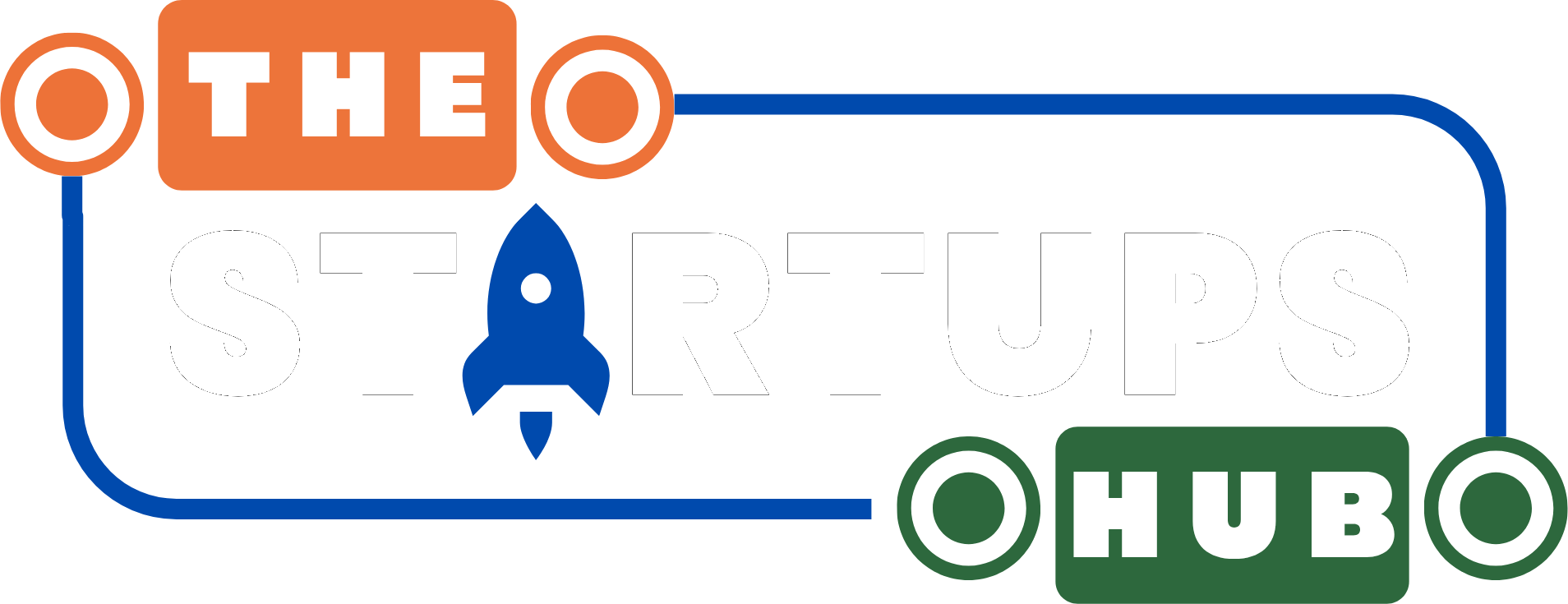 TheStartupsHub wordmark for dark backgrounds